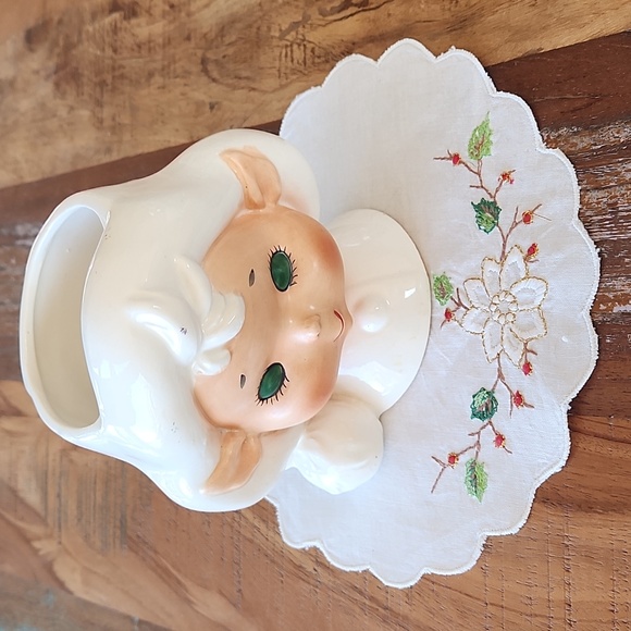 Rare Vtg Lefton Head Vase - Numbered Lmtd Ed - Picture 3 of 11